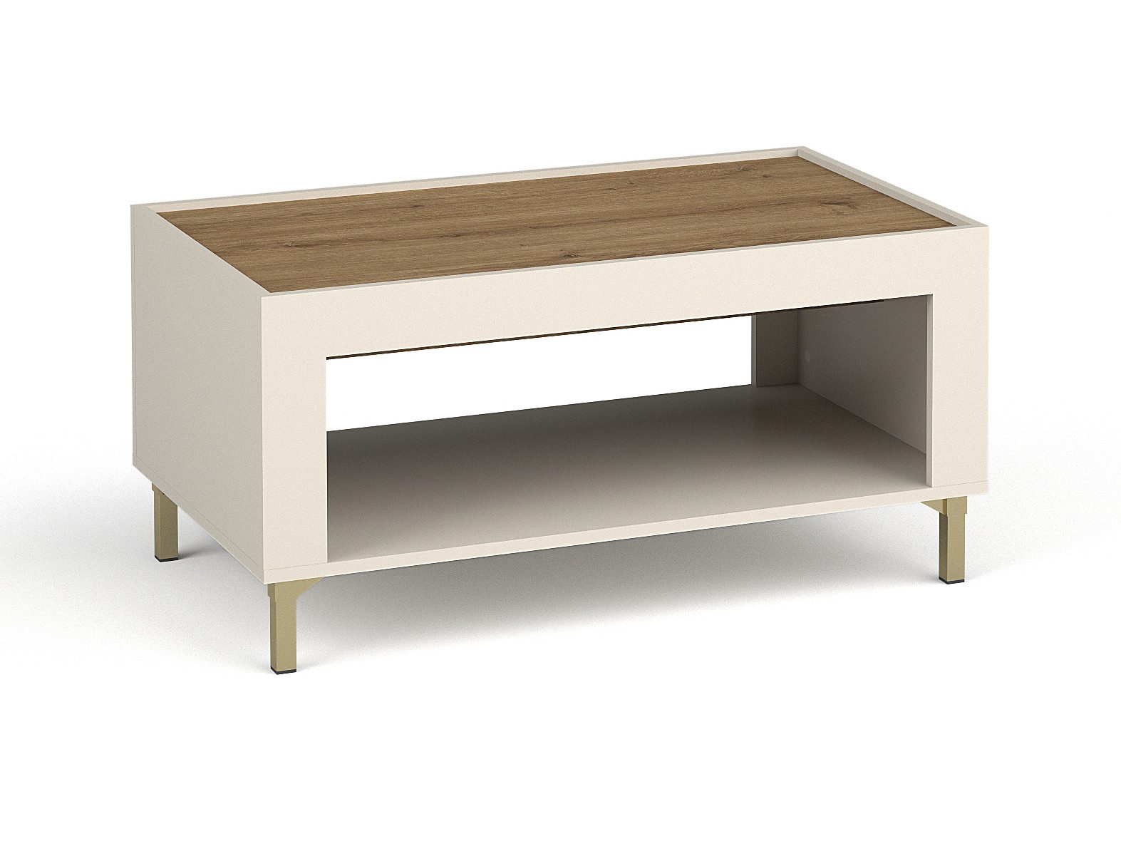 Beautysofa Couchtisch MONTA 97×56 cm (Modernes Design), robust und elegant