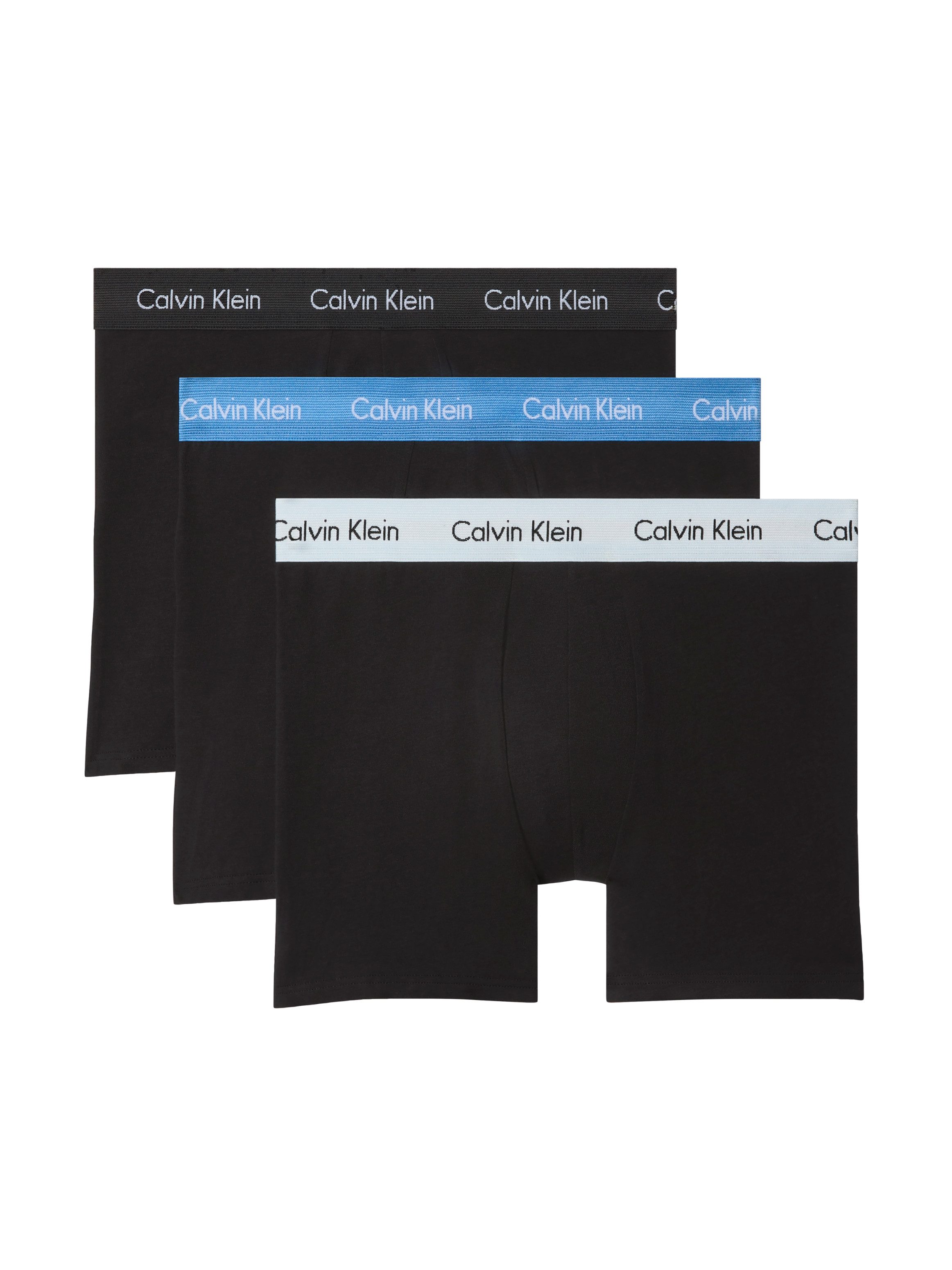 Calvin Klein Underwear Boxer BOXER BRIEF 3PK (Packung, 3-St., 3er-Pack) mit Logo-Elastikbund