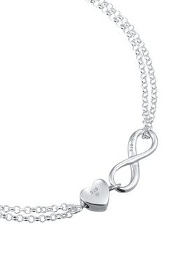 Elli Armband Herz Unendlichkeit Infinity 925 Silber