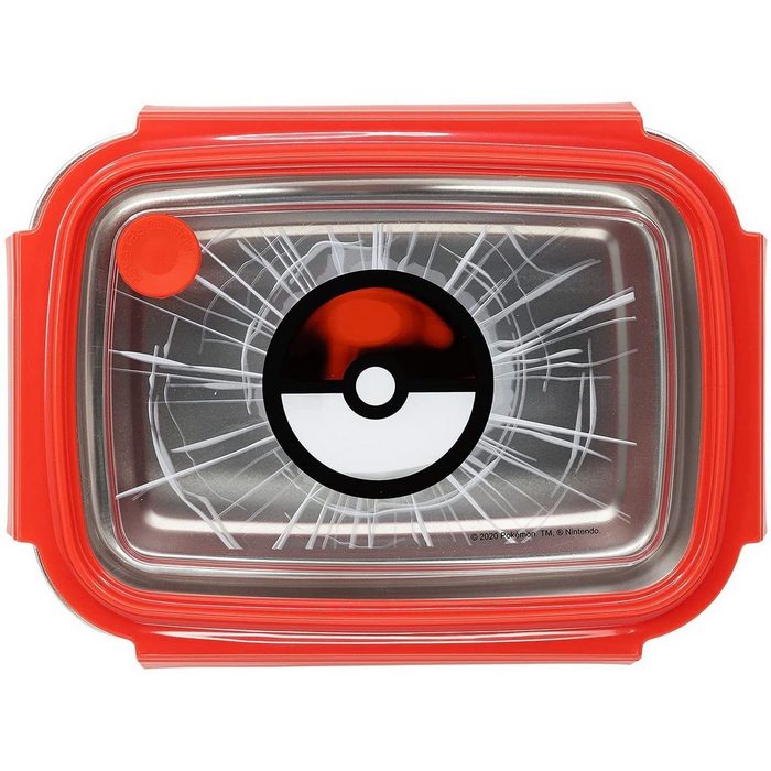 p:os Lunchbox p:os - Nintendo - Pokémon - Brotzeitbox - Edelstahl Edelstahl aus Edelstahl