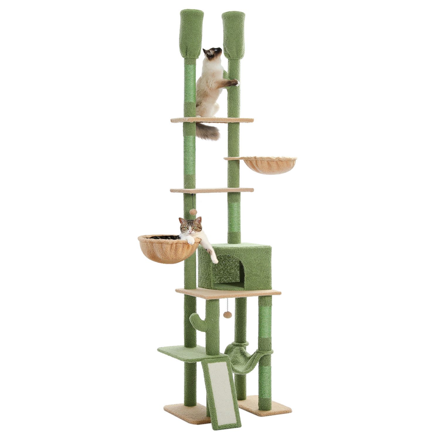 PAWZ Road Kratzbaum PETEPELA Kratzbaum deckenhoch Katzenturm mit großen Con günstig online kaufen