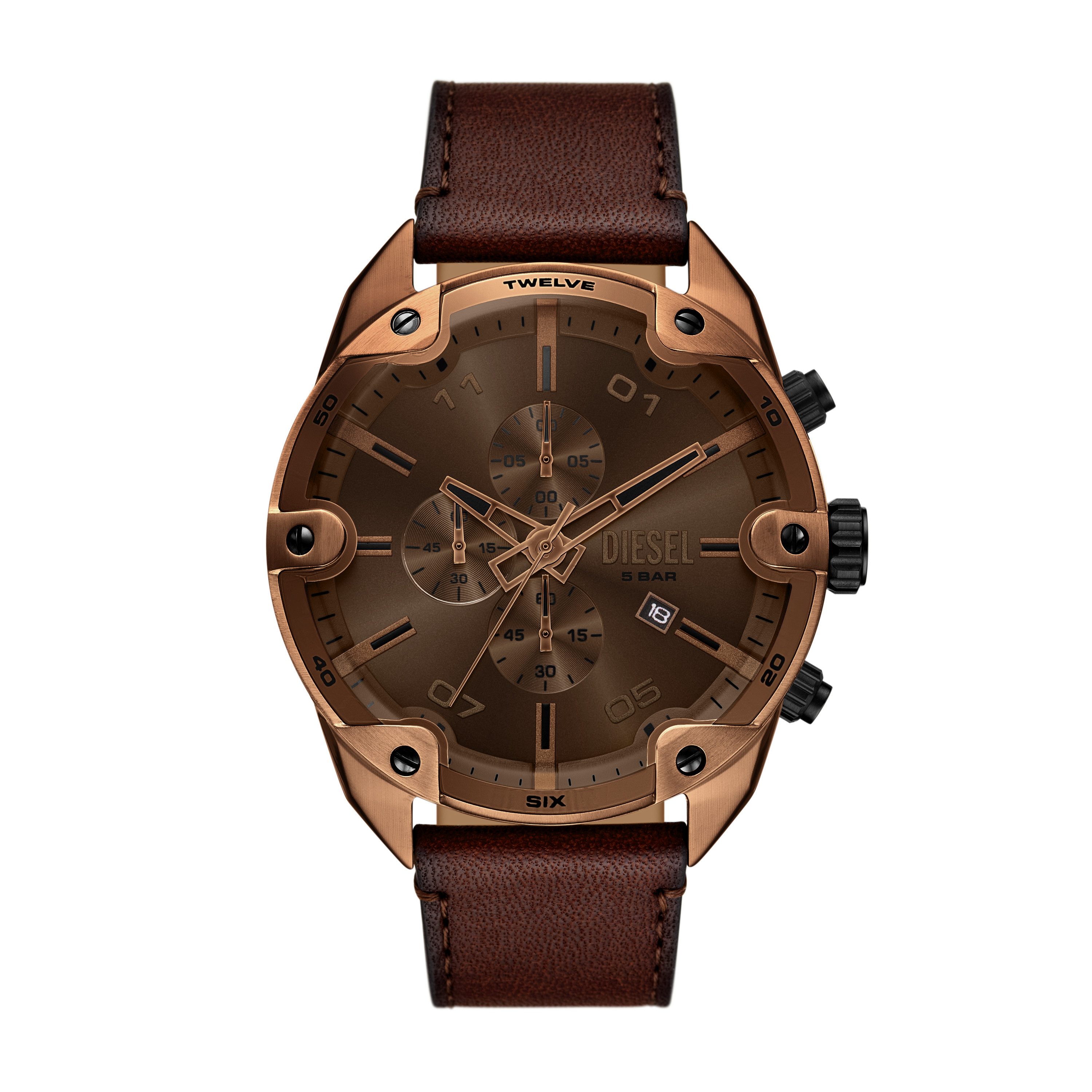 Diesel Chronograph SPIKED DZ4698, Quarzuhr, Armbanduhr, günstig online kaufen