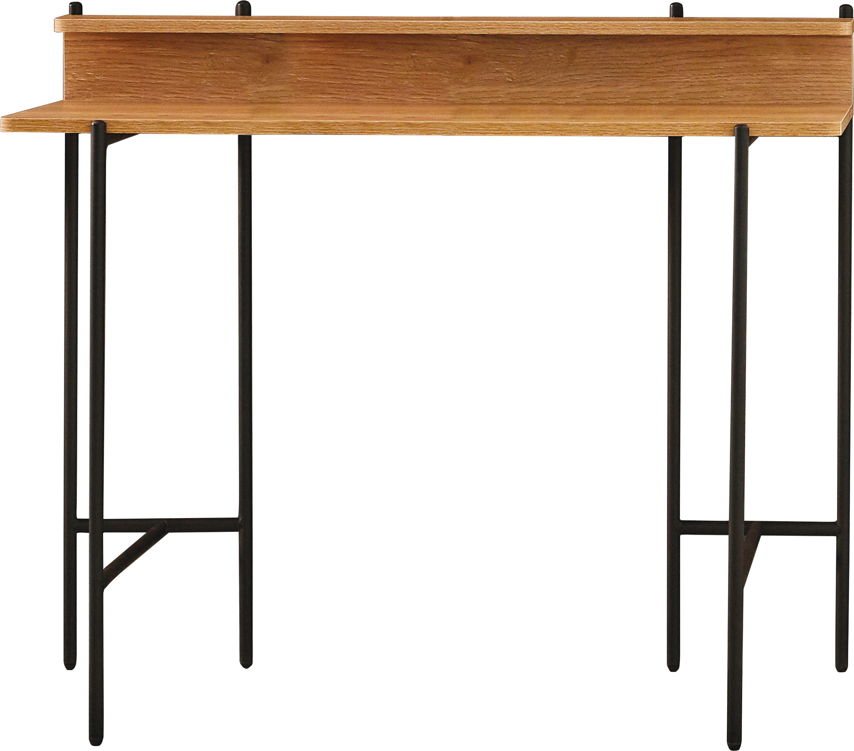 MÖBILIA Schreibtisch Knur, Arbeitsplatte Akazie Dekor, geeignet für das Home office, Laptoptisch