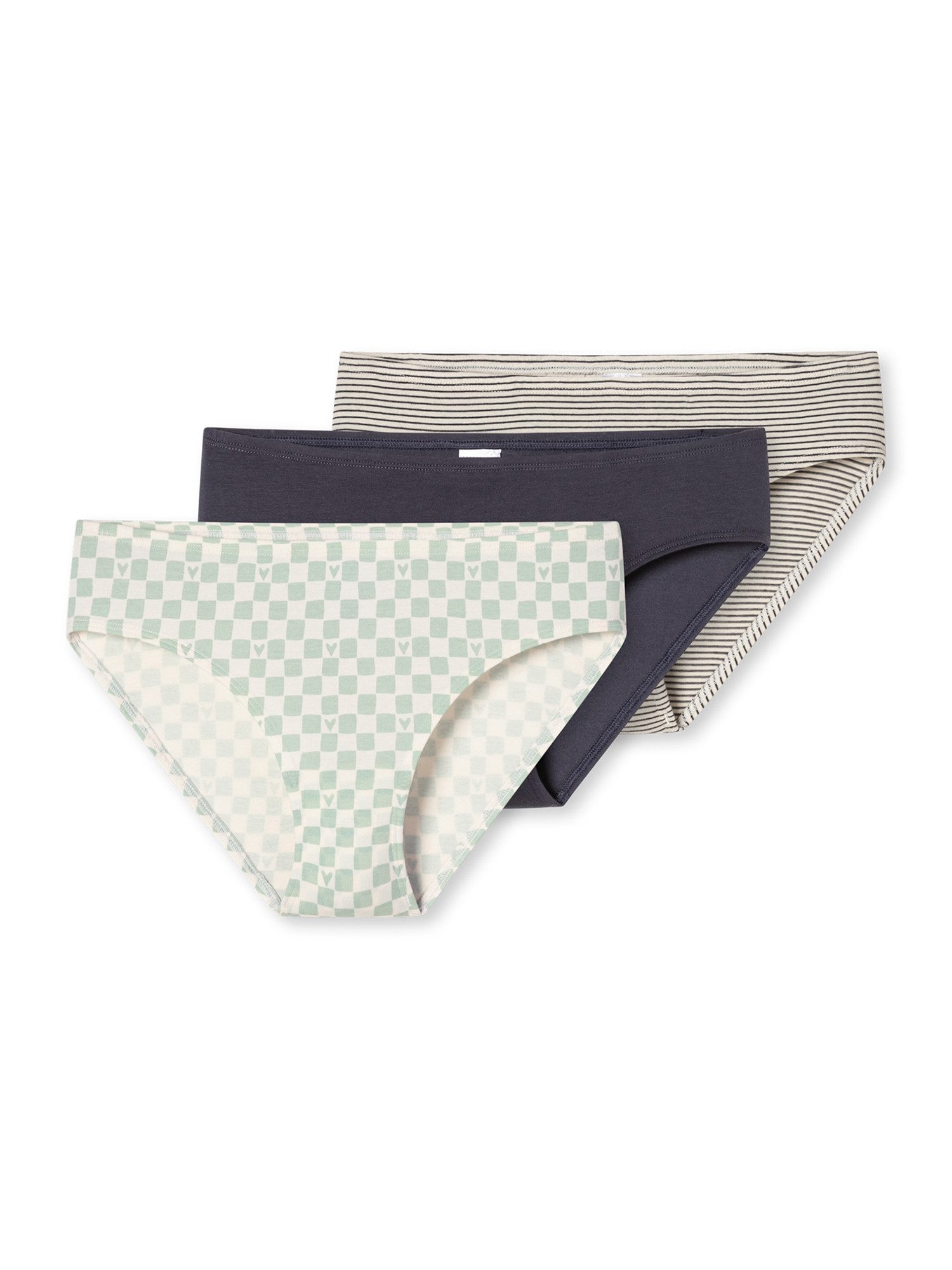 Schiesser Slip 955 Multi (3-St) Unterhose, Basic Slip, Slip