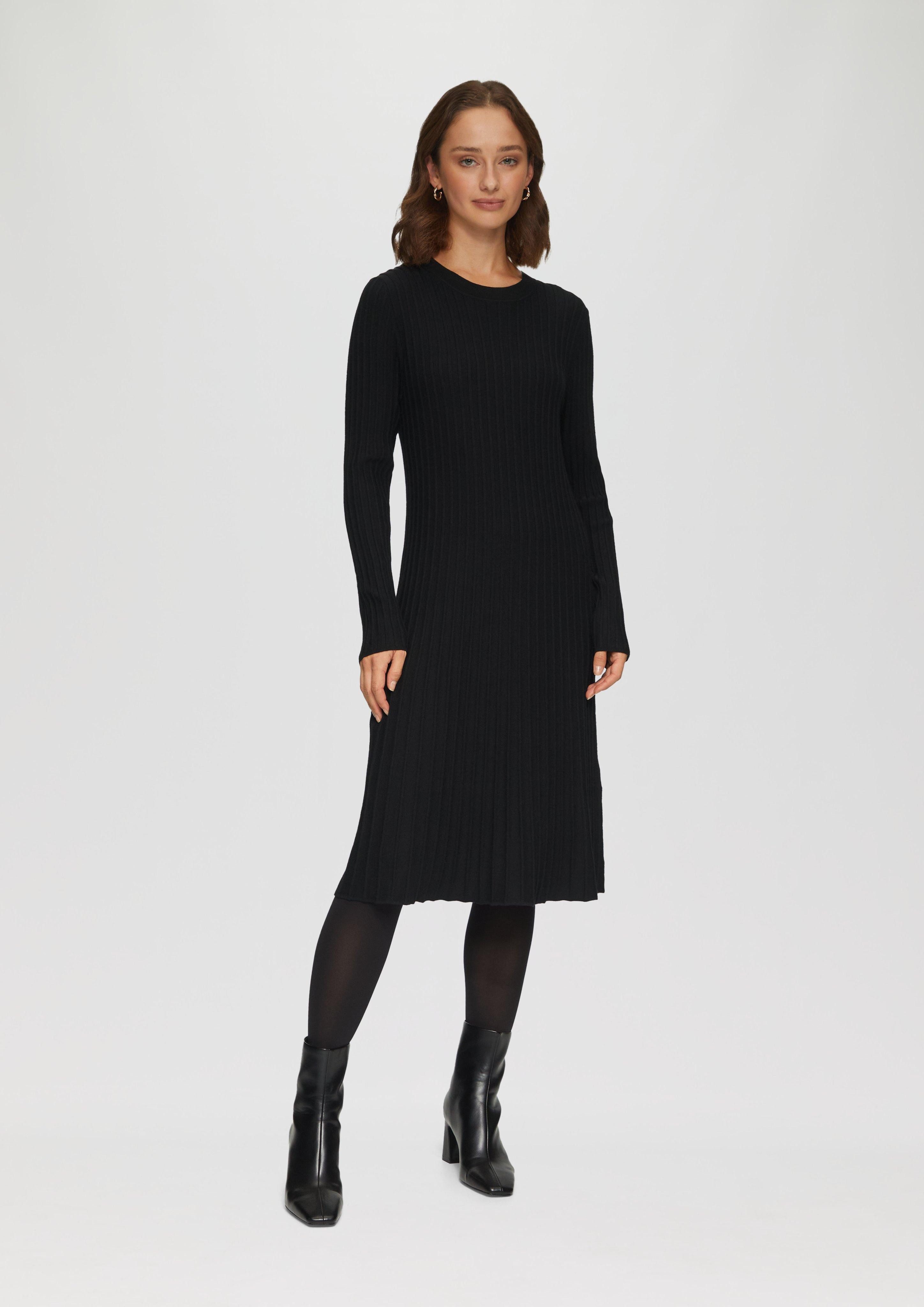 s.Oliver BLACK LABEL Minikleid Strickkleid mit günstig online kaufen