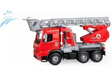Lena® Spielzeug-Auto Worxx Feuerwehrauto - Mercedes-Benz Arocs (49cm), mit ausfahrbarer Leiter, Wassertank und funktionierender Wasserpritze