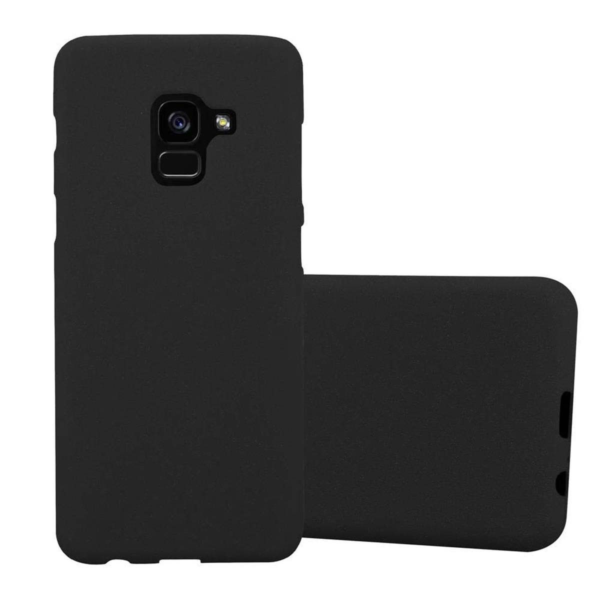 Cadorabo Handyhülle für Samsung Galaxy A8 2018 Hülle Samsung Galaxy A8 2018, Flexible TPU Silikon Handy Schutzhülle - Hülle - ultra slim
