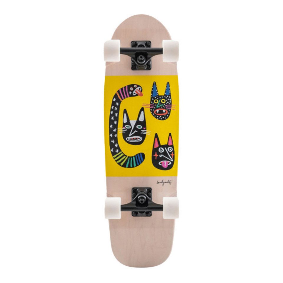 Landyachtz Skateboard Dinghy Blunt Wild Cats 28.5" Cruiser Skateboard Complete (1-St)