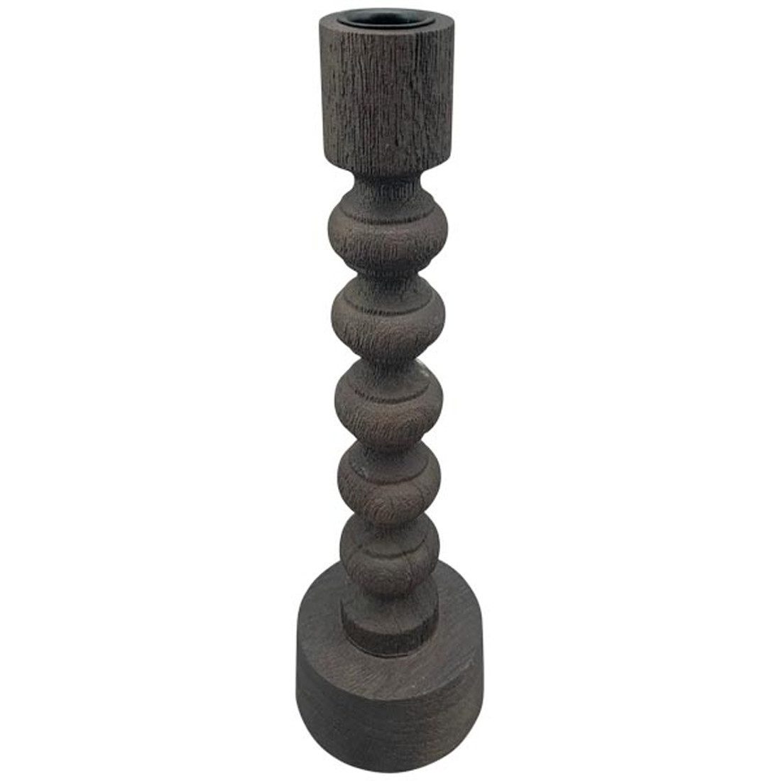 Kerzenhalter KerzenHalter Antiquité, braun, Holz, 8x8x28 cm