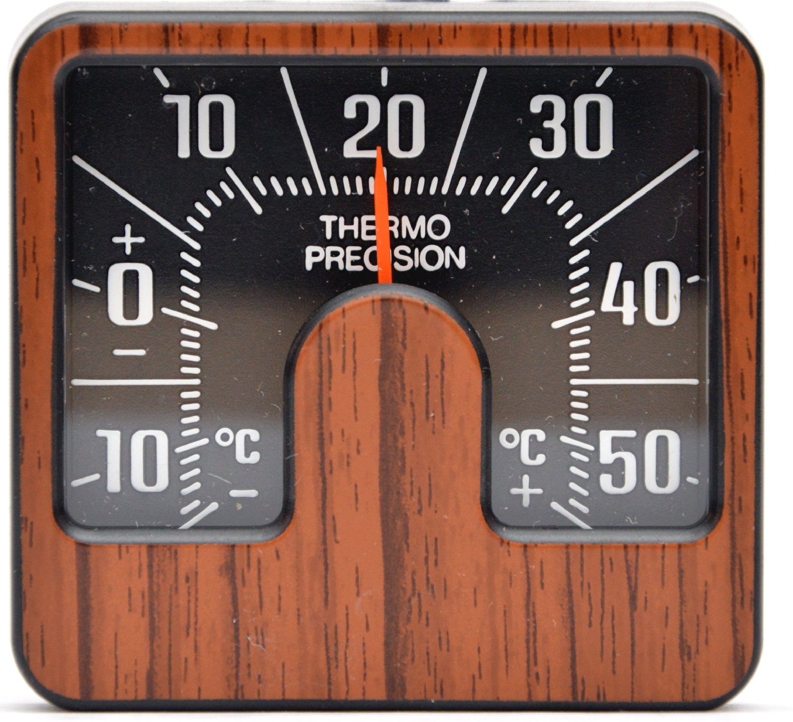HR Autocomfort Raumthermometer Historisches Reliefskala Bimetall Thermometer aus 1975 justierbar