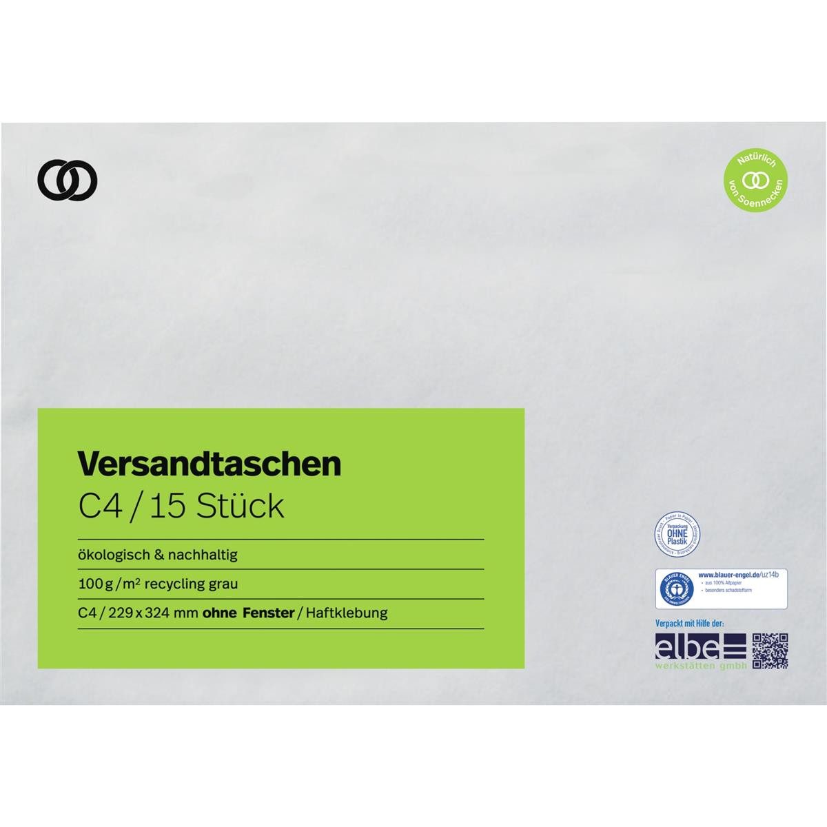 Soennecken Versandtasche Soennecken Versandtasche oeco 2940 C4 oF hk 15St.