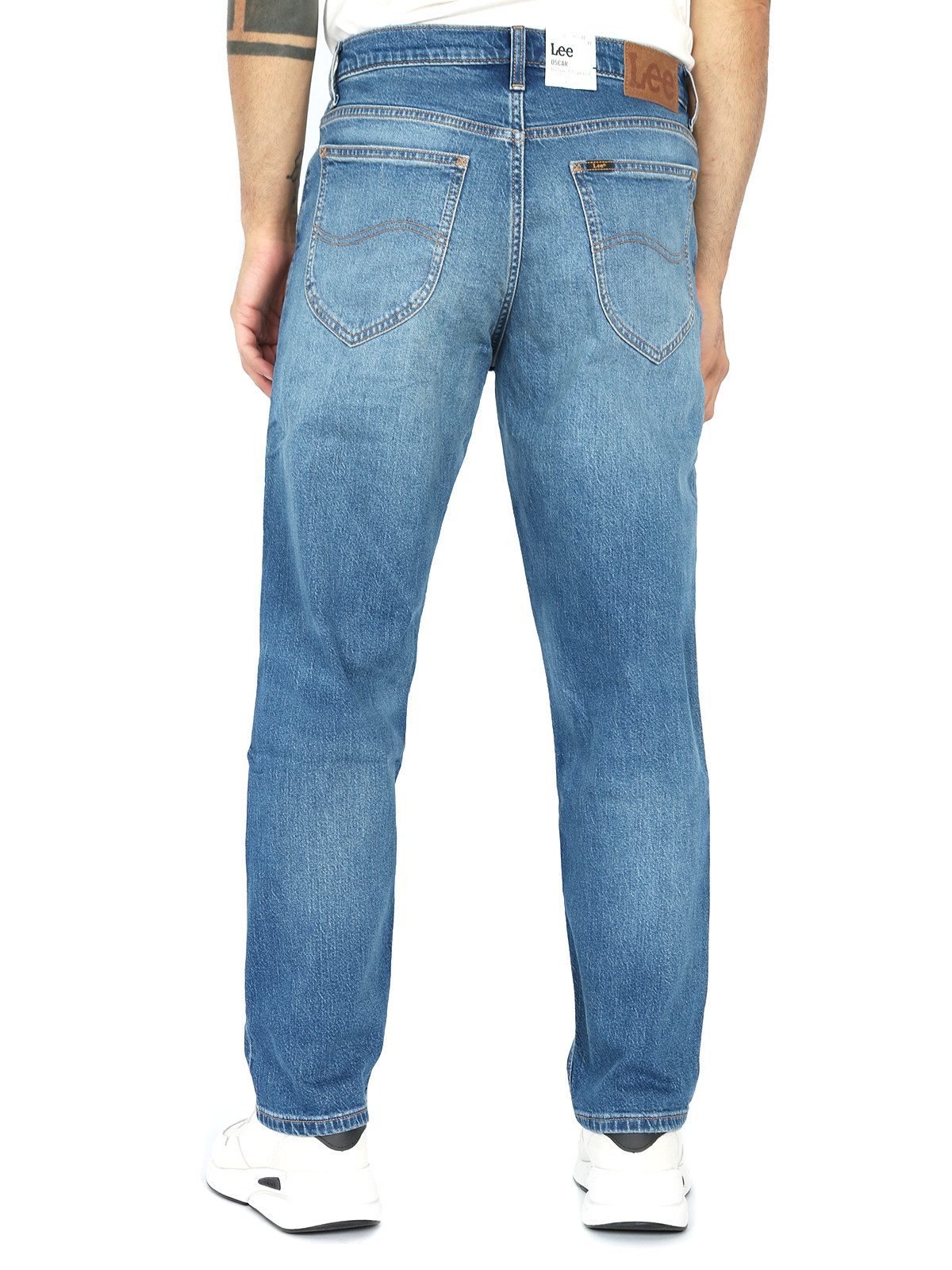 Lee® Tapered-fit-Jeans lockere, verkürzte Beinpartie - Oscar Wicked Summer - Länge:32