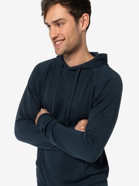 SUPER.NATURAL Hoodie für Herren, nachhaltig, Merino FAVOURITE BIO Logo Print