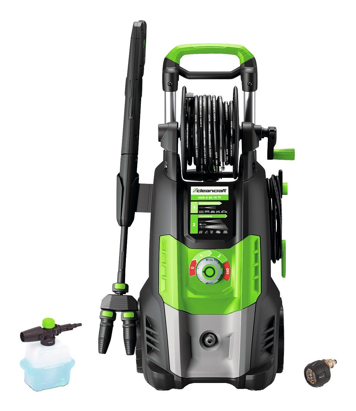 cleancraft Hochdruckreiniger, 2700 W, Kaltwasser HDR-K 85-16 TF
