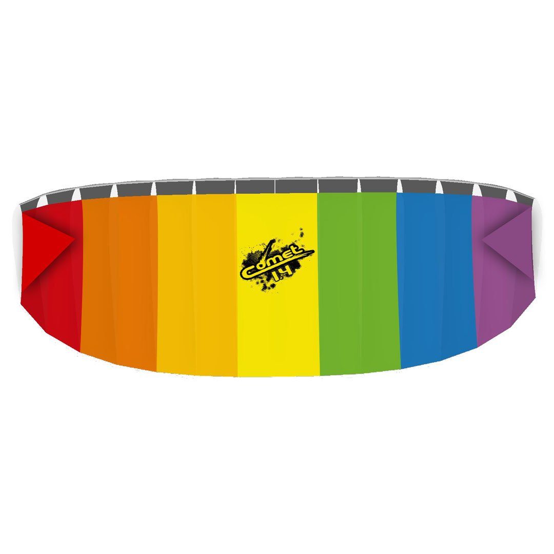 Invento Kite Comet 1.4 Rainbow - Lenkmatte, Ideal für Einsteiger