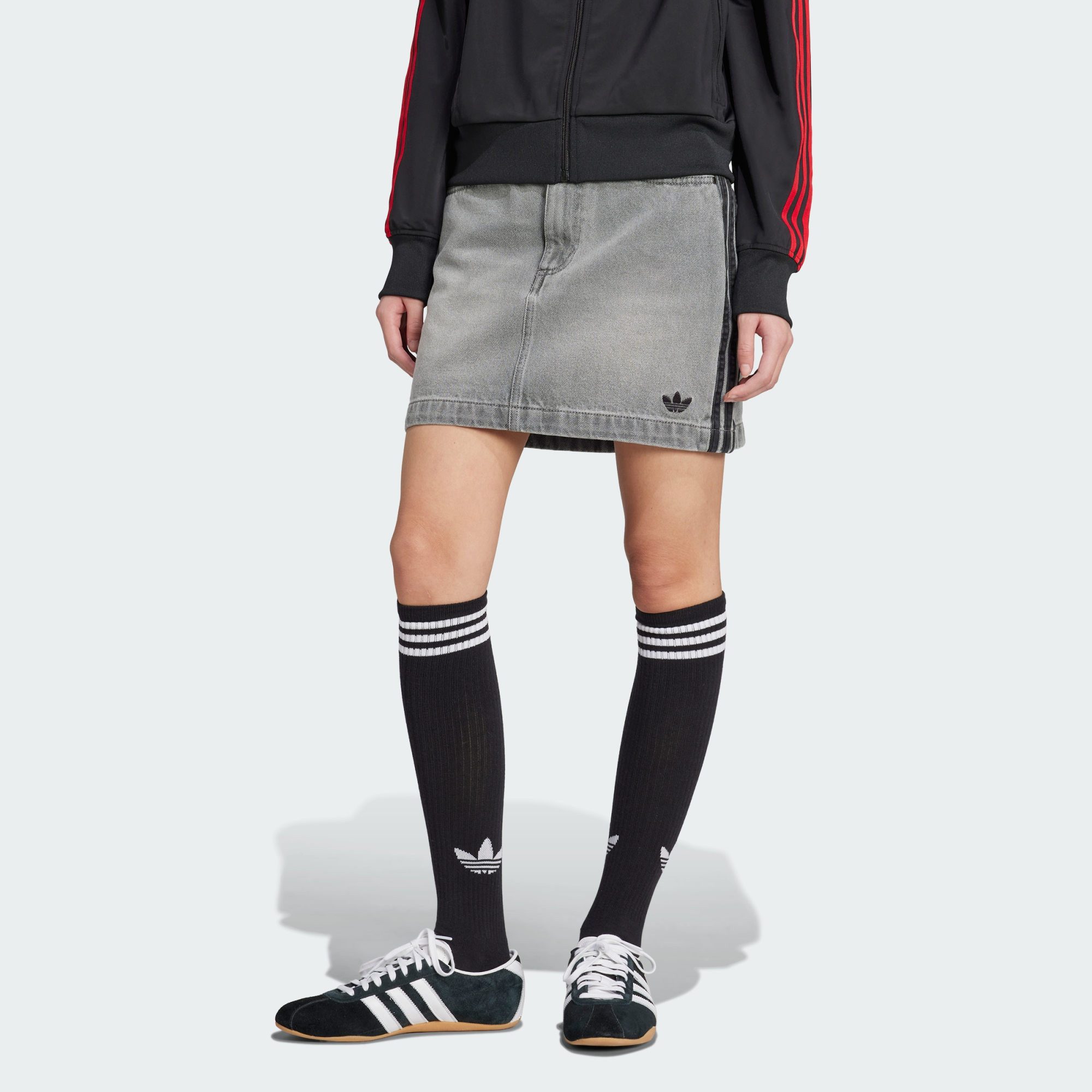 adidas Originals Winterjacke ADICOLOR 3-STREIFEN DENIM günstig online kaufen