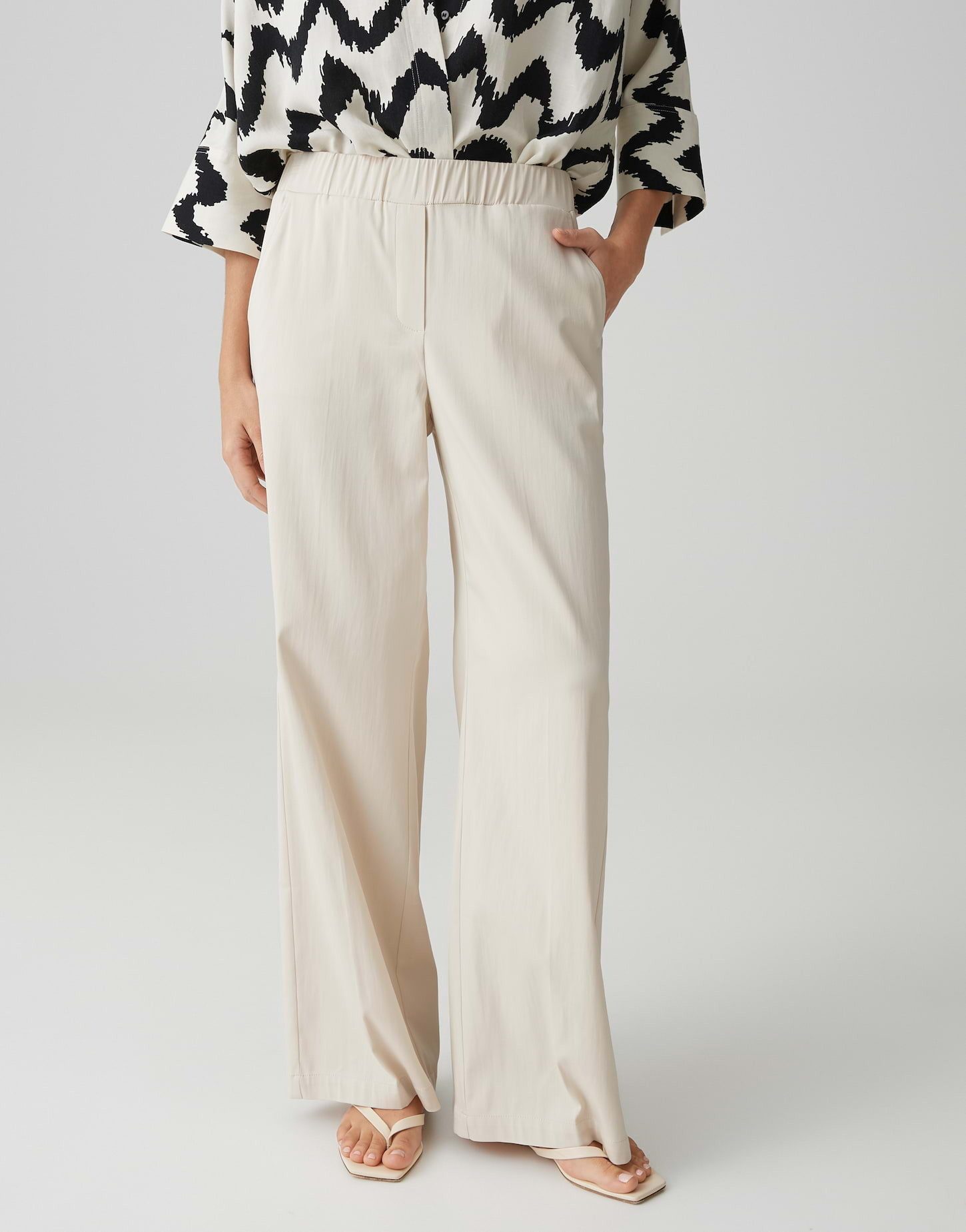 OPUS PANTS Stoffhose MUCIA aus nachhaltigem BCI Cotton Mix