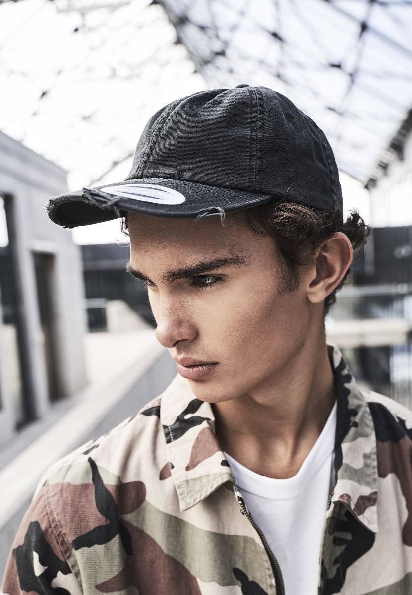 Flexfit Baseball Cap Low Profile Destroyed Cap / Extra tiefe Form