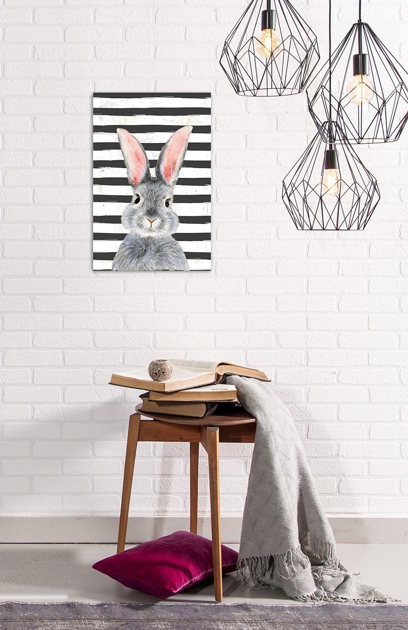 queence Metallbild Bunny, Hase (1 St), günstig online kaufen