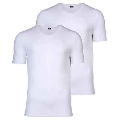 s.Oliver T-Shirt Herren T-Shirt, 2er Pack - Basic, V-Ausschnitt