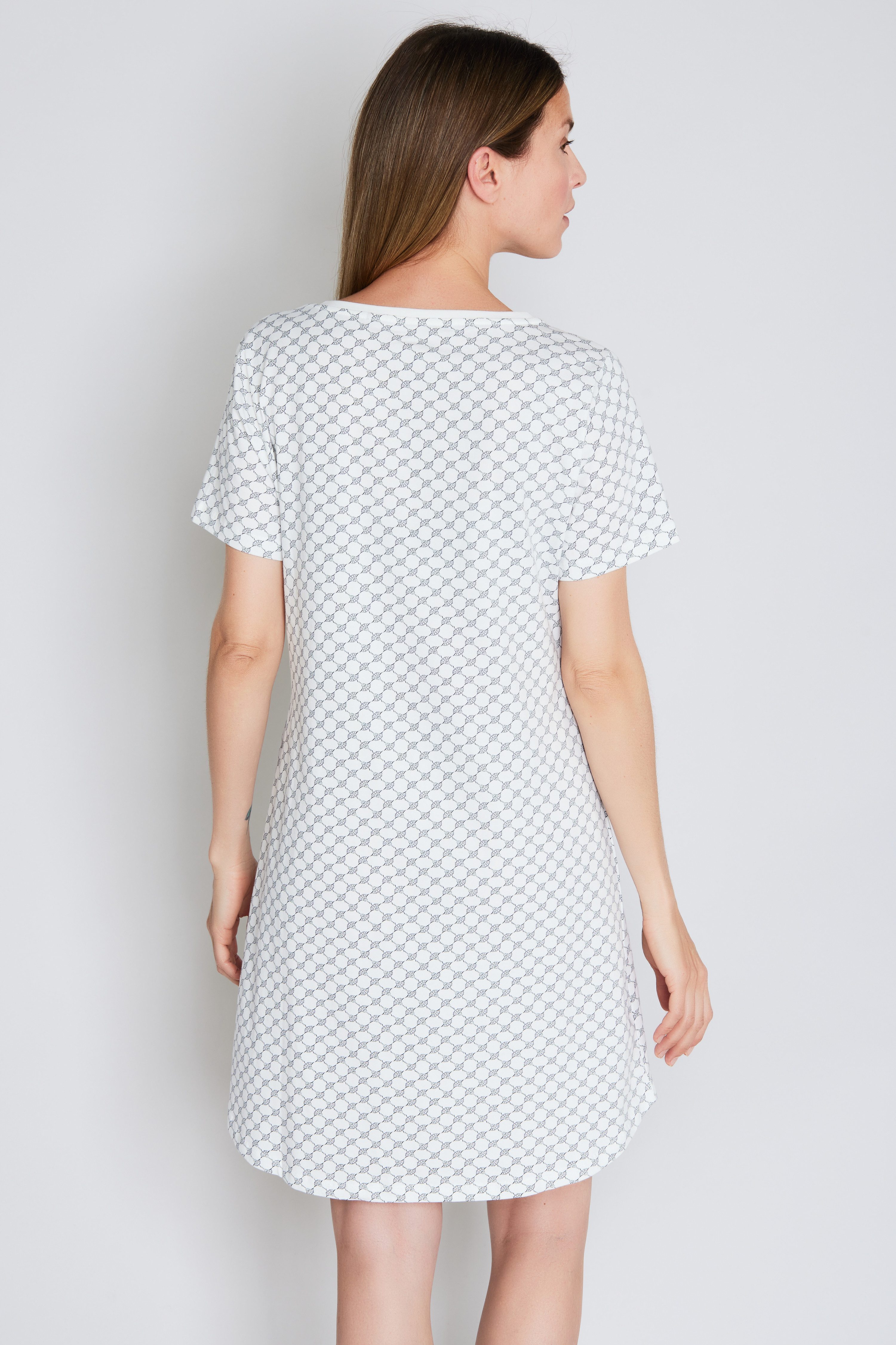 JOOP! Nachthemd Cosy mit Cornflower-Alloverprint