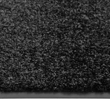 Fußmatte Waschbar Schwarz 120x180 cm, furnicato, Rechteckig