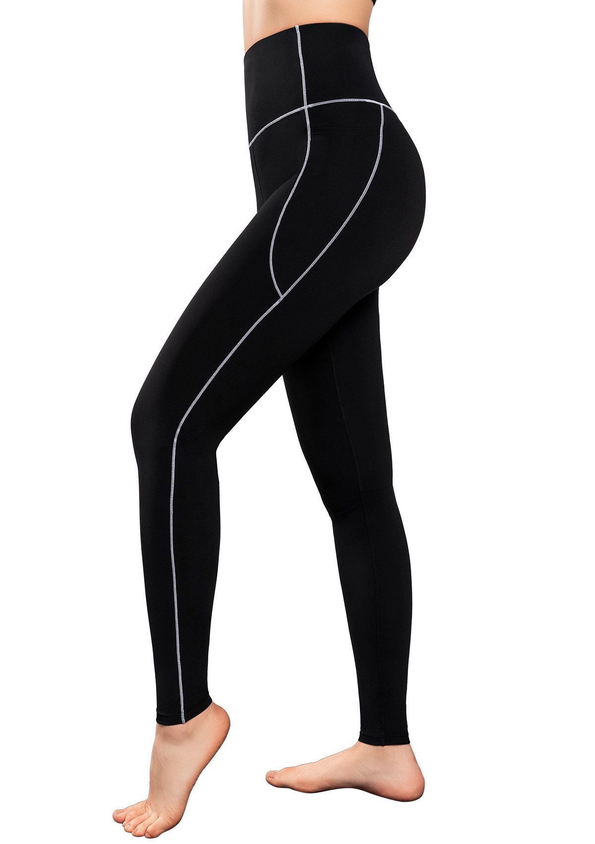 Yvette Leggings damen sport Lang Sporthose, E110702A19