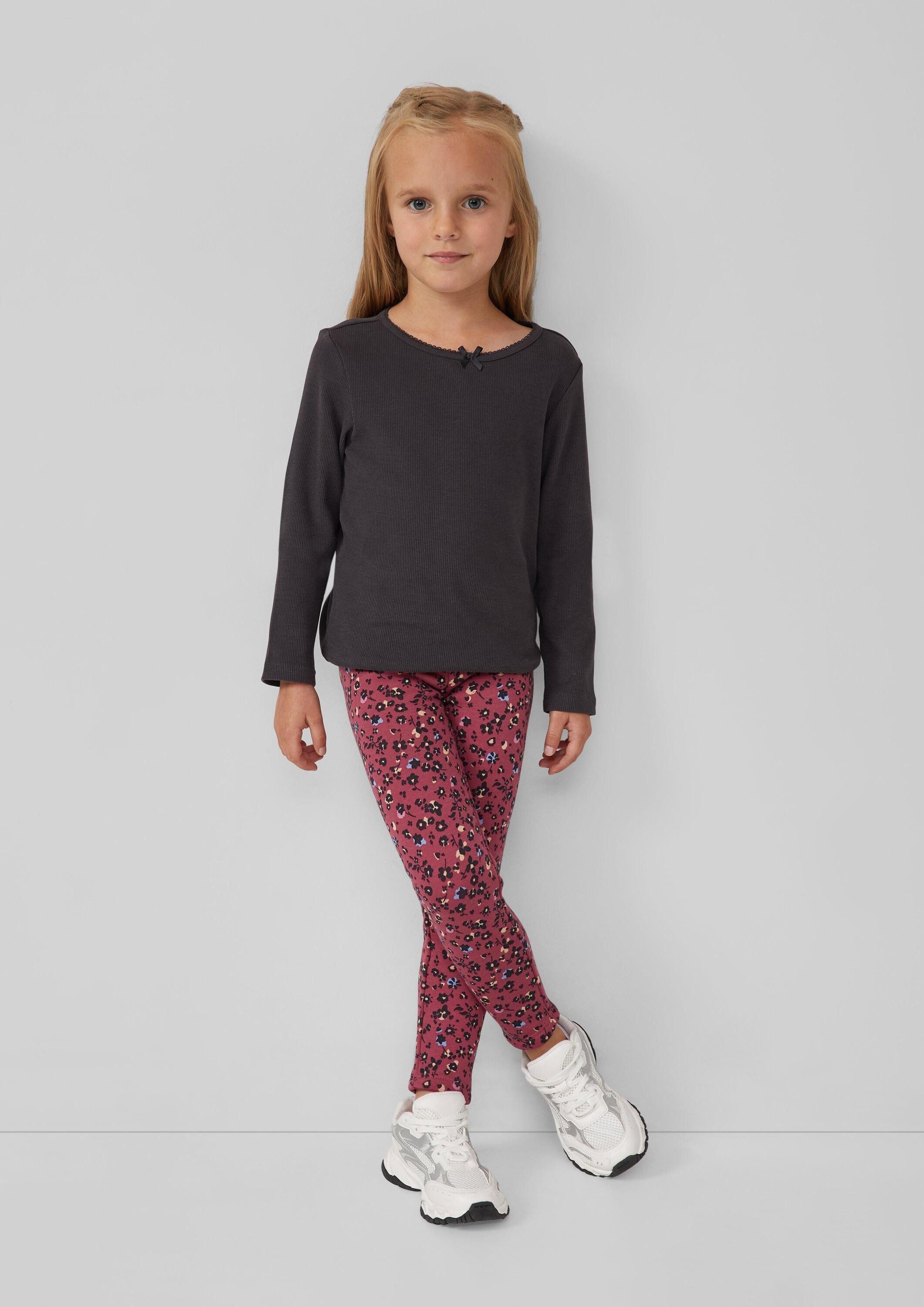 s.Oliver Leggings Leggings Kuschelige Thermofleece-Hose mit elastischem Bund