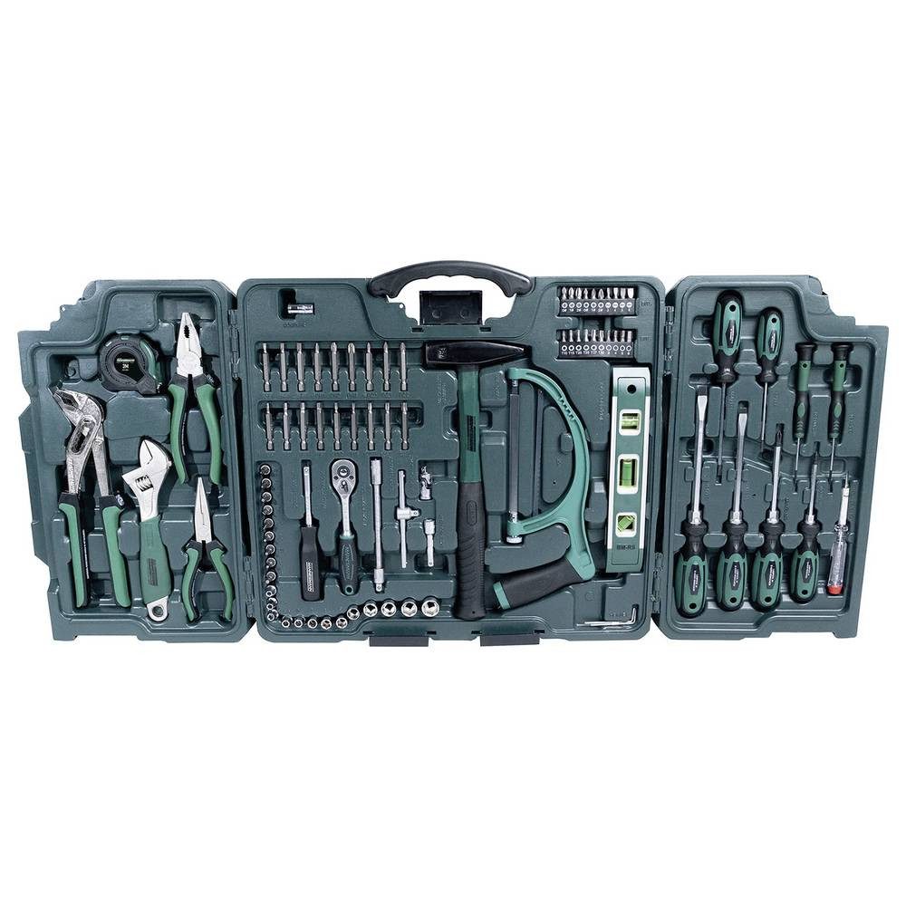 Brüder Mannesmann Werkzeuge Werkzeugset Universal-Werkzeugsortiment, im Klappkoffer M29085, im Koffer – Bild 2 von 4