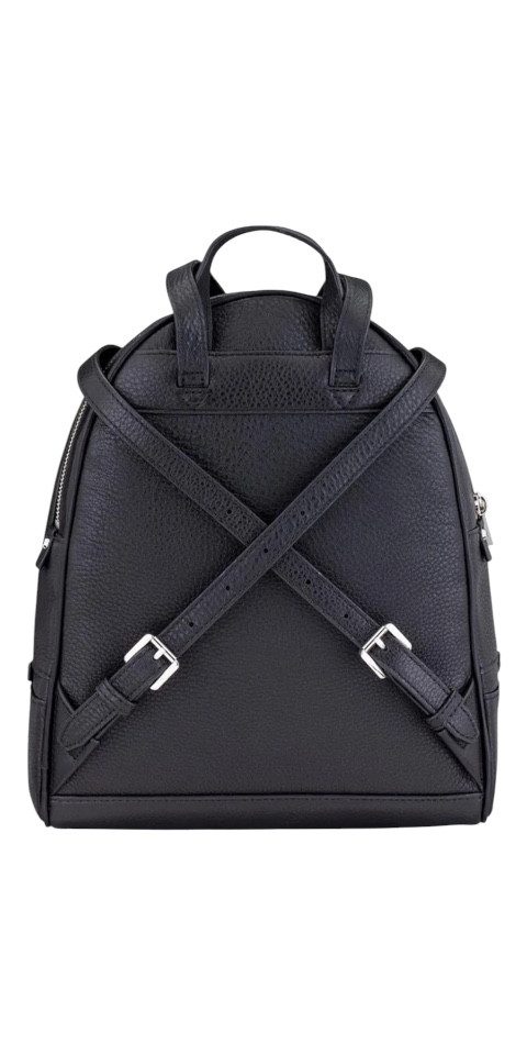 MICHAEL KORS Rucksack Michael Kors Rucksack Echtleder Schwarz Damen Lederrucksack Casual