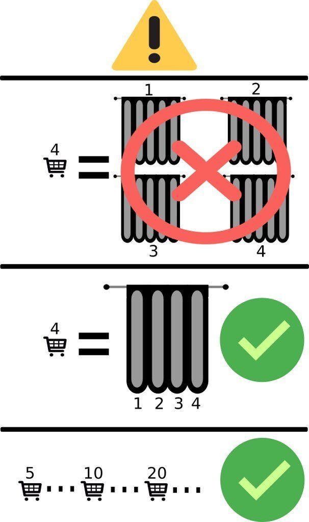 und Stufen, Stablöcher, Gardinen verschiedene transparent, Höhen Farben schlichte Stangendurchzug, Scheibengardine Maß creme Kranzusch, Wunschmaß, nach Kurzgardine, transparent,