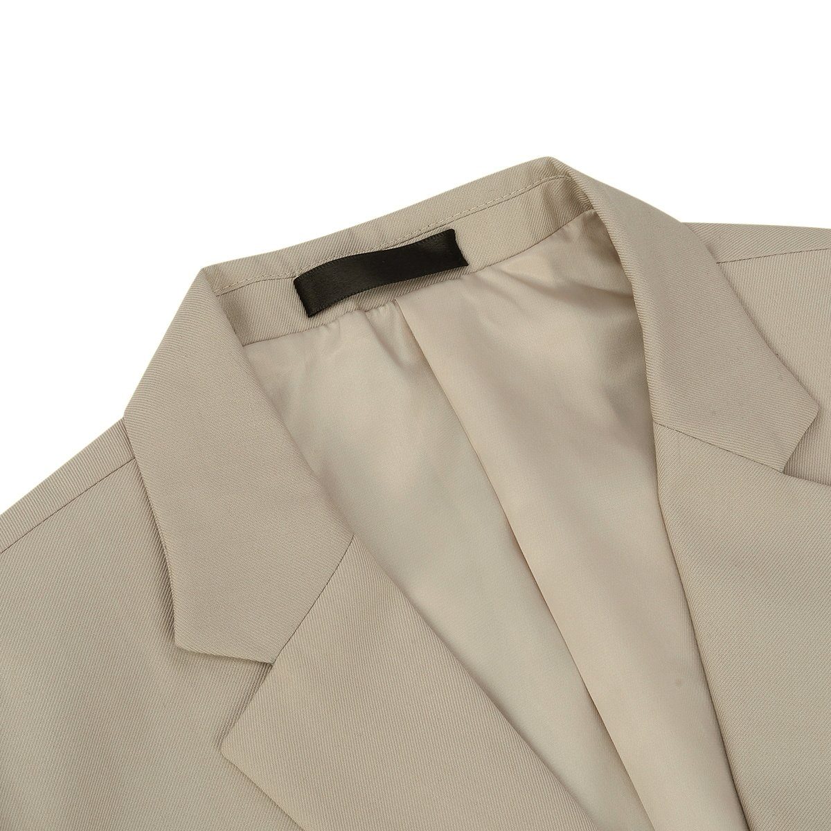 Allthemen Anzugsakko Herren 1 Knopf Blazer mit klassischem Reverskragen – Bild 3 von 5
