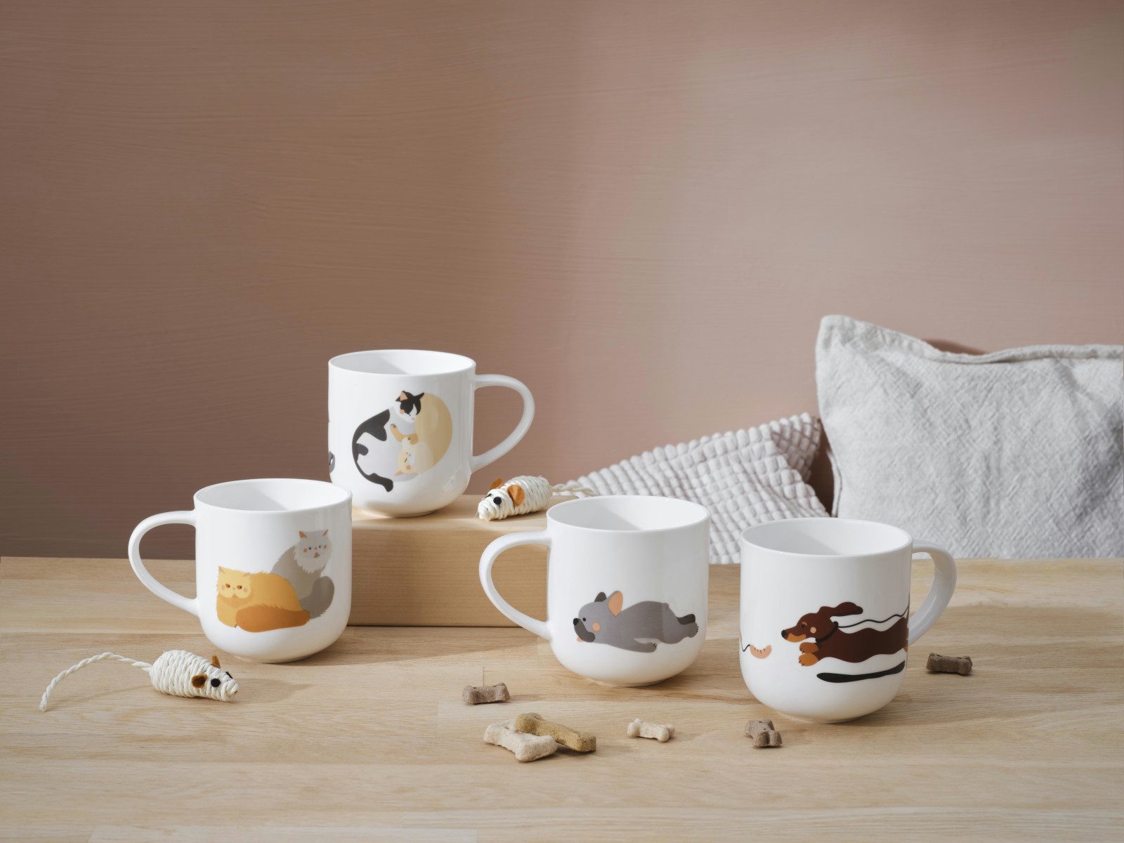ASA SELECTION Tasse coppa Henkelbecher Siesta 0,4l, Fine Bone China