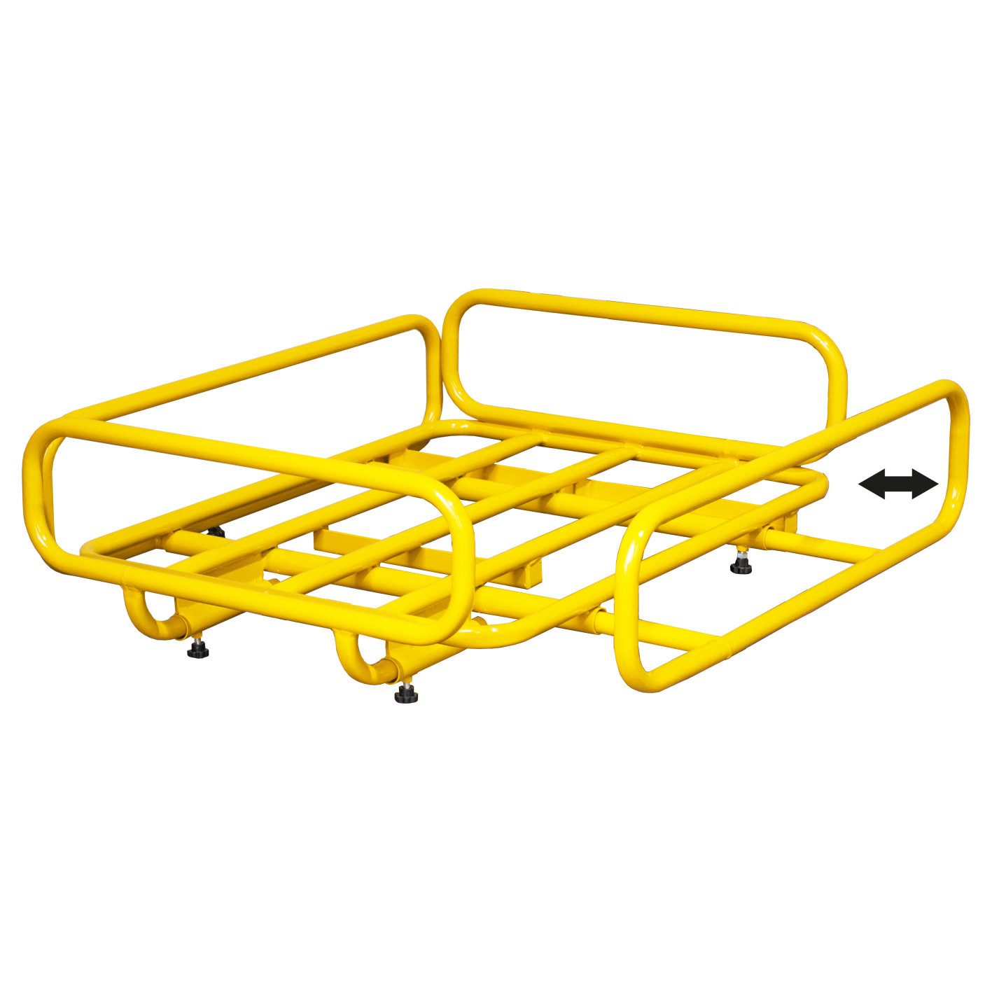 BAMATO Motorschubkarre - Transportaufsatz für elektrische Schubkarre MTR-300W, 1-tlg., Aufsatzrahmen, ausziehbar