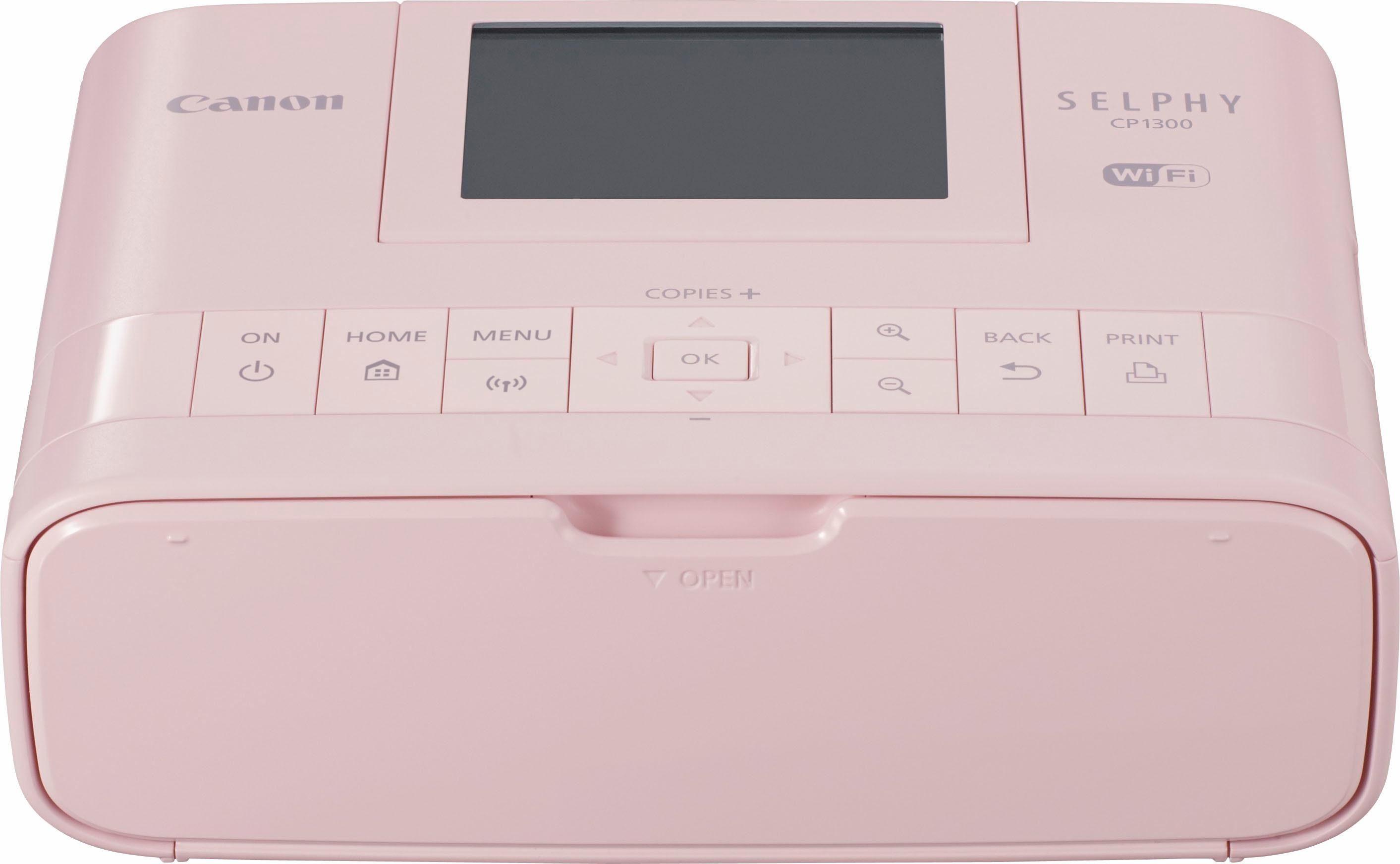 Canon SELPHY CP1300 Fotodrucker, (WLAN (Wi-Fi) rosa | Fotodrucker