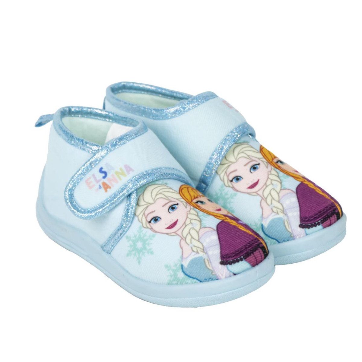 Cerda Disney Frozen Kinder Hausschuhe Halb-Boot 3D, warme Hausstiefel Pantoffel