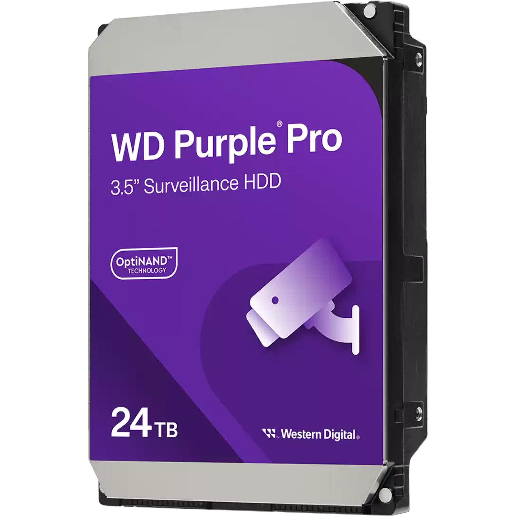 WD Purple Pro 24 TB, Festplatte, (SATA 6 Gb/s, interne HDD-Festplatte