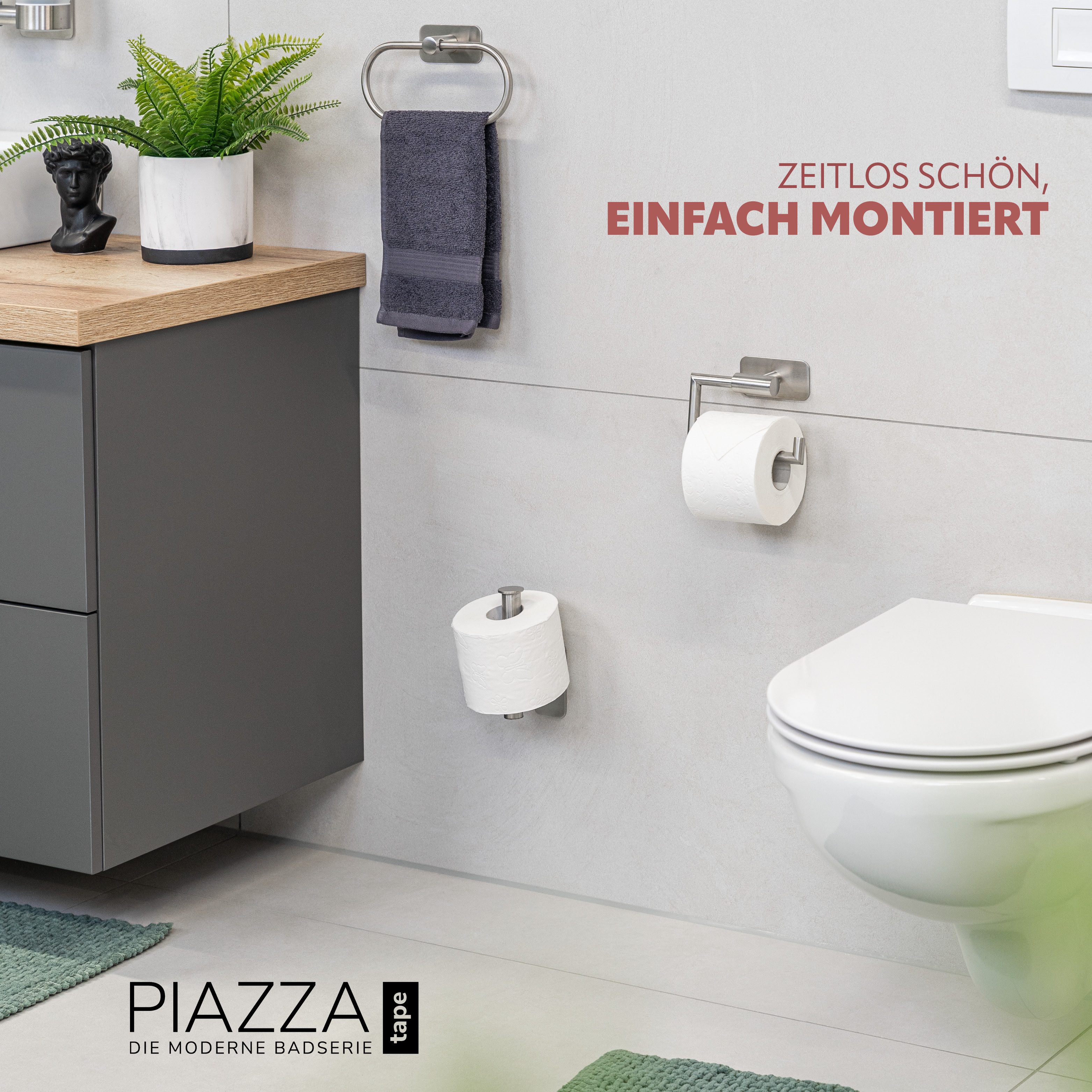 bremermann Toilettenpapierhalter Bad-Serie PIAZZA TAPE Toilettenpapierhalte günstig online kaufen