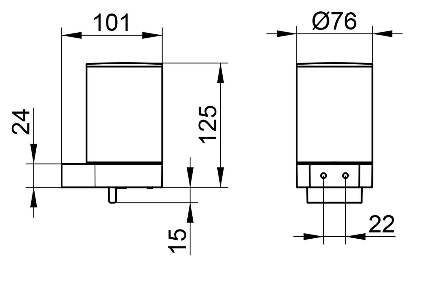 Keuco Seifenspender Plan mit verchromtem Stülpbecher, (Vormontiert), 280 ml, Metall verchromt, Made in Germany, nachfüllbar, Wandmontage. € 125,99