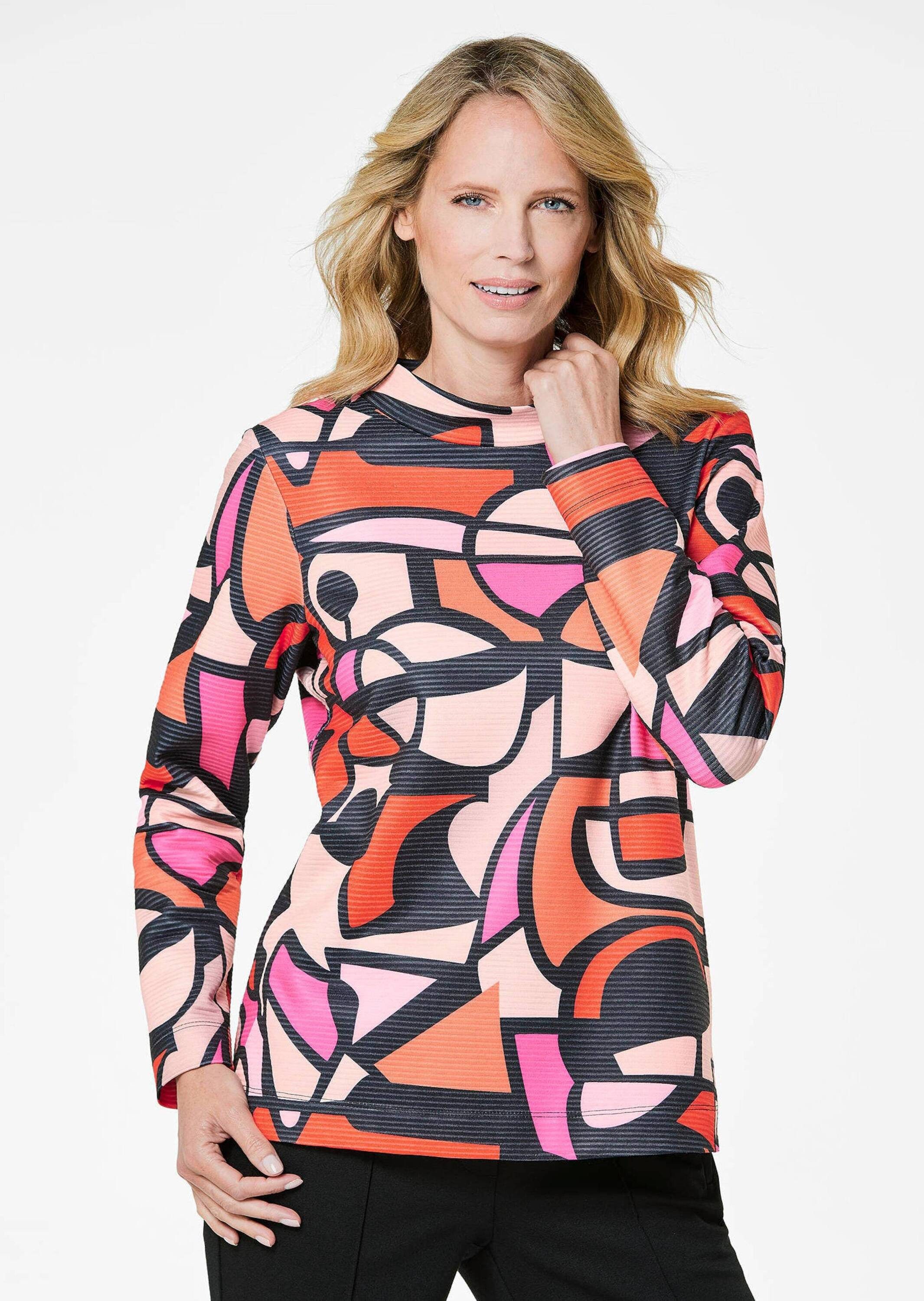 GOLDNER Print-Shirt Kurzgröße: Sweatshirt