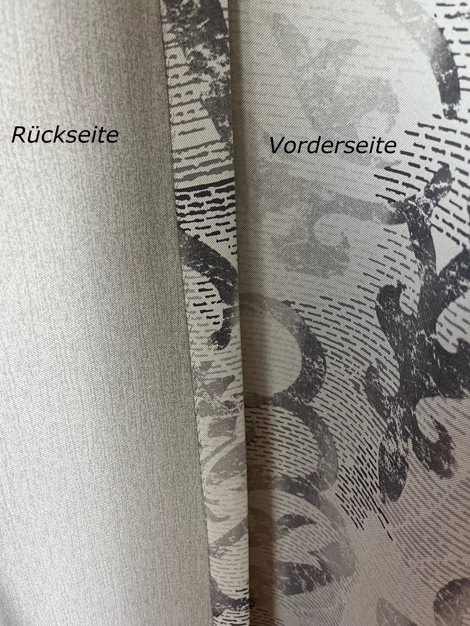 novumfix Verdunkelungsvorhang Thermovorhang grau gemustert, Hotelqualität günstig online kaufen