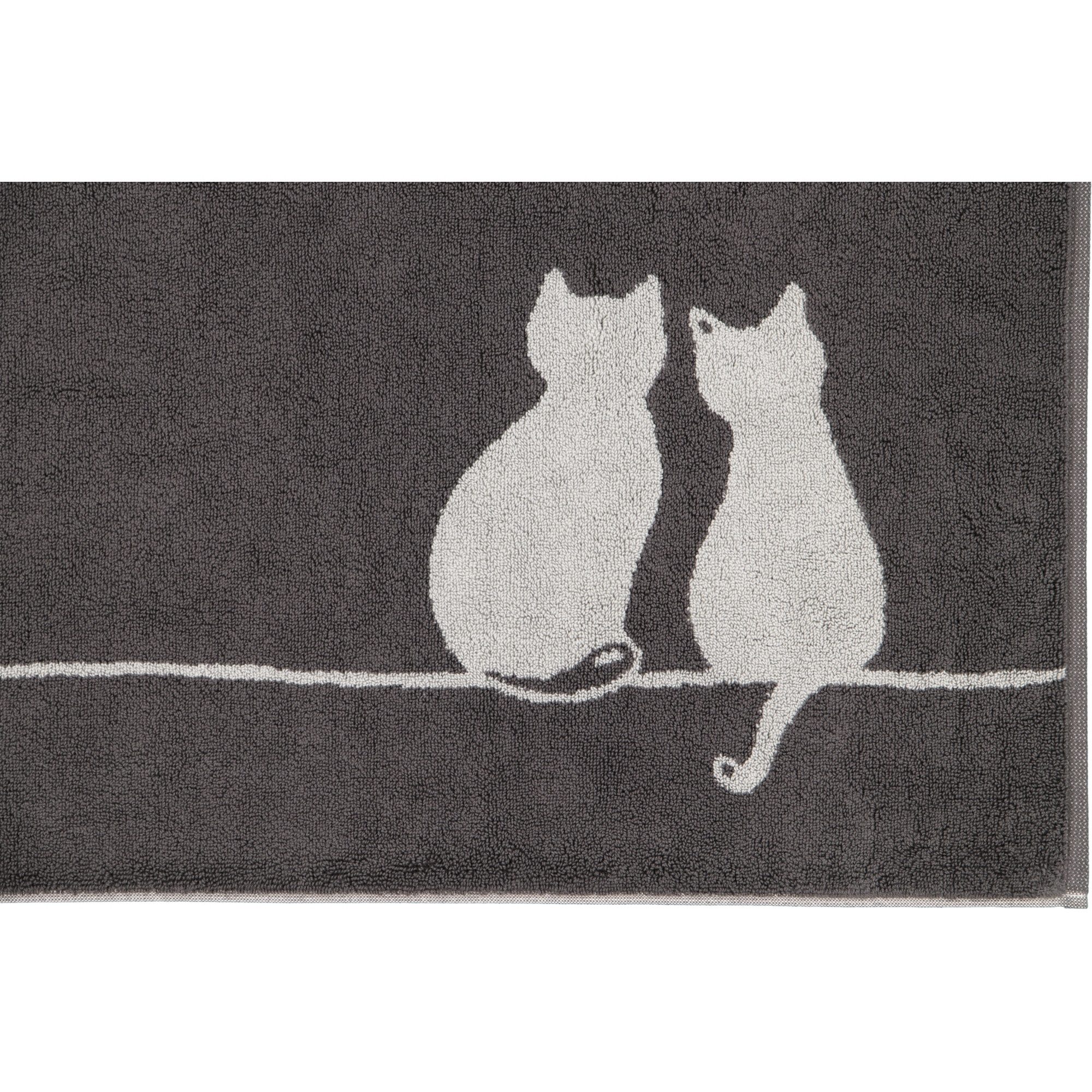 Cawö Duschmatte CUTE CATS You & Me 6263, 100% Baumwolle