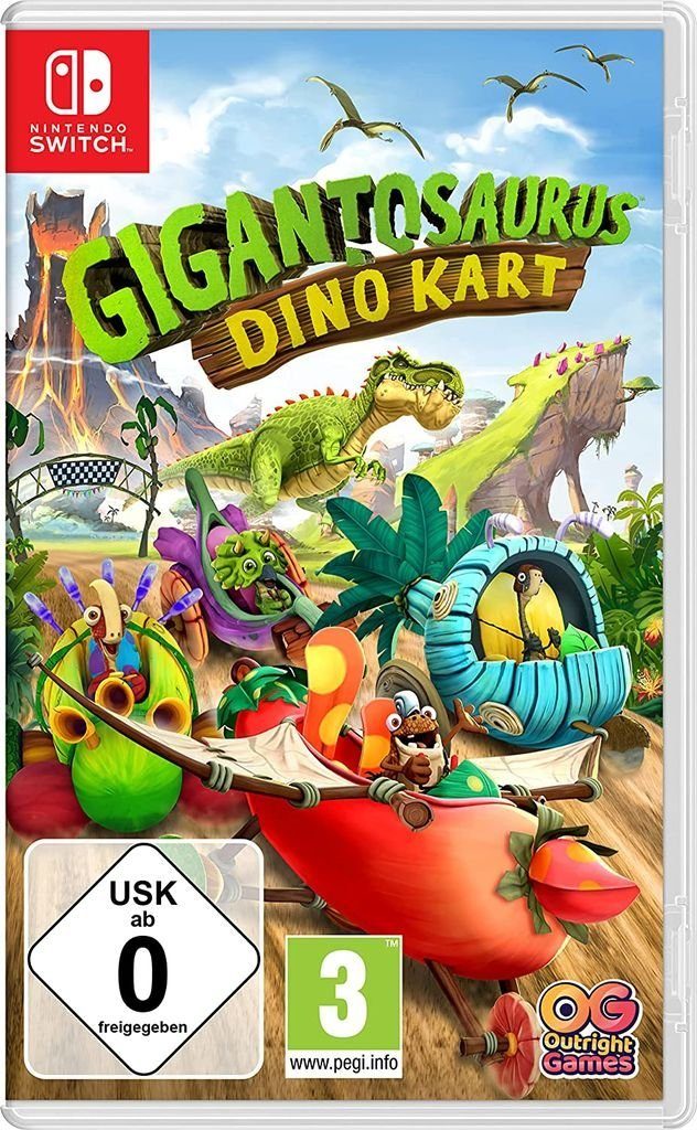 Gigantosaurus: Dino Kart Nintendo Switch, Die Texte und Sprachausgabe im  Spiel sind komplett lokalisiert