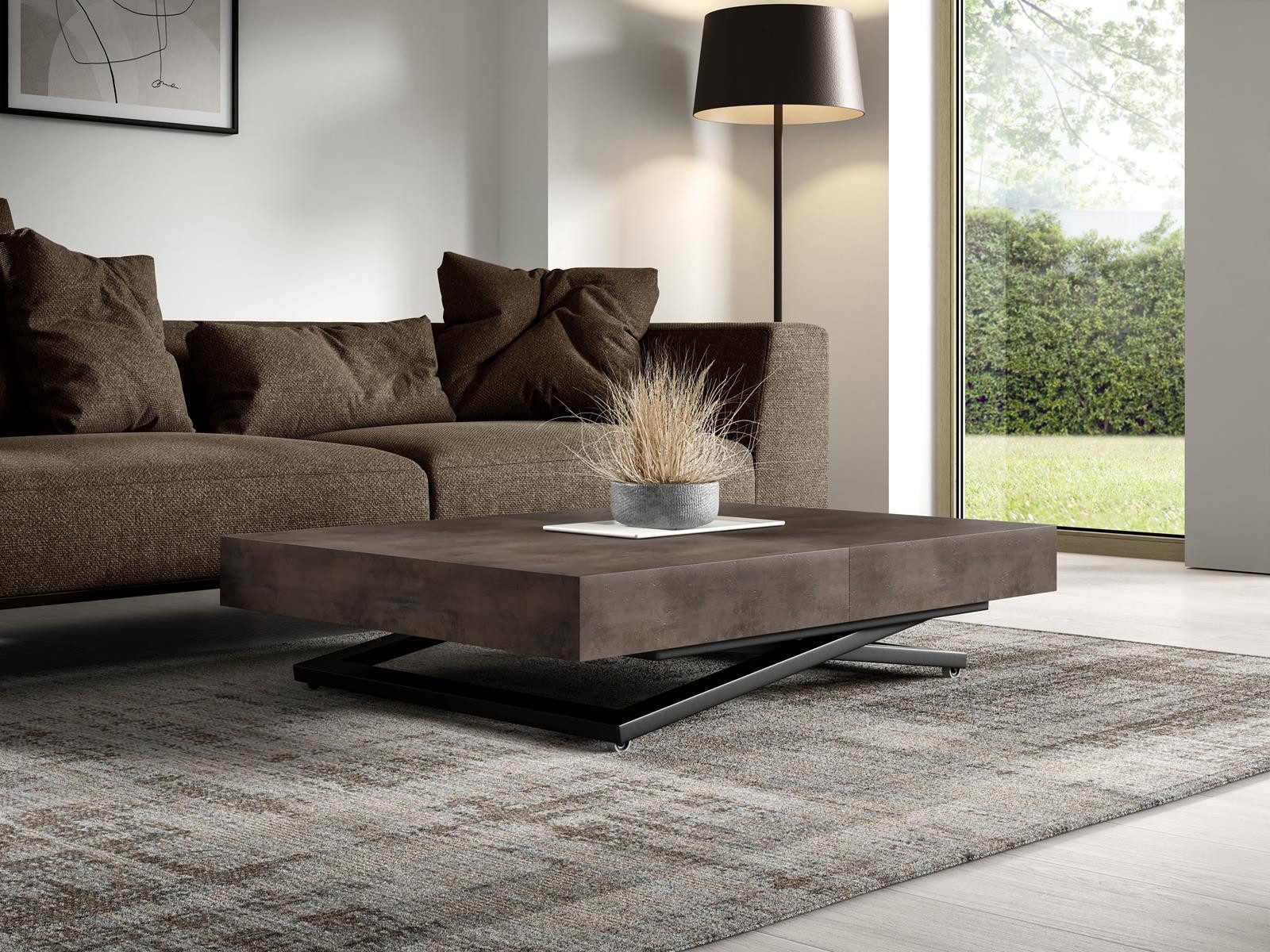 Compleo Couchtisch ausziehbar und höhenverstellbar, Modern günstig online kaufen