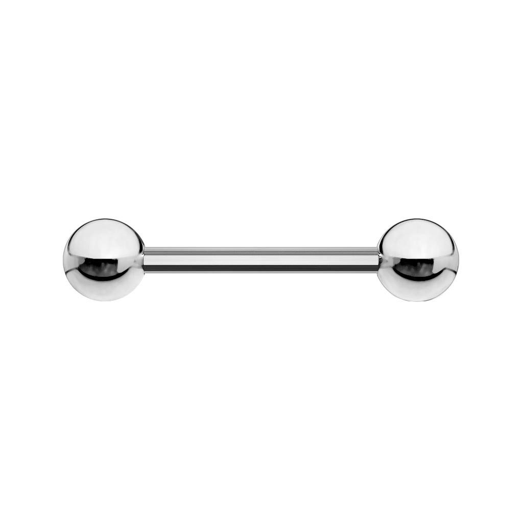 viva-adorno Brustwarzenpiercing Zungenpiercing Universal Barbell Piercing Stab Hantel, Edelstahl Zunge Brust