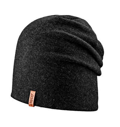 Areco Strickmütze Long-Beanie leicht, warm & weich aus Kaschmir-Mix