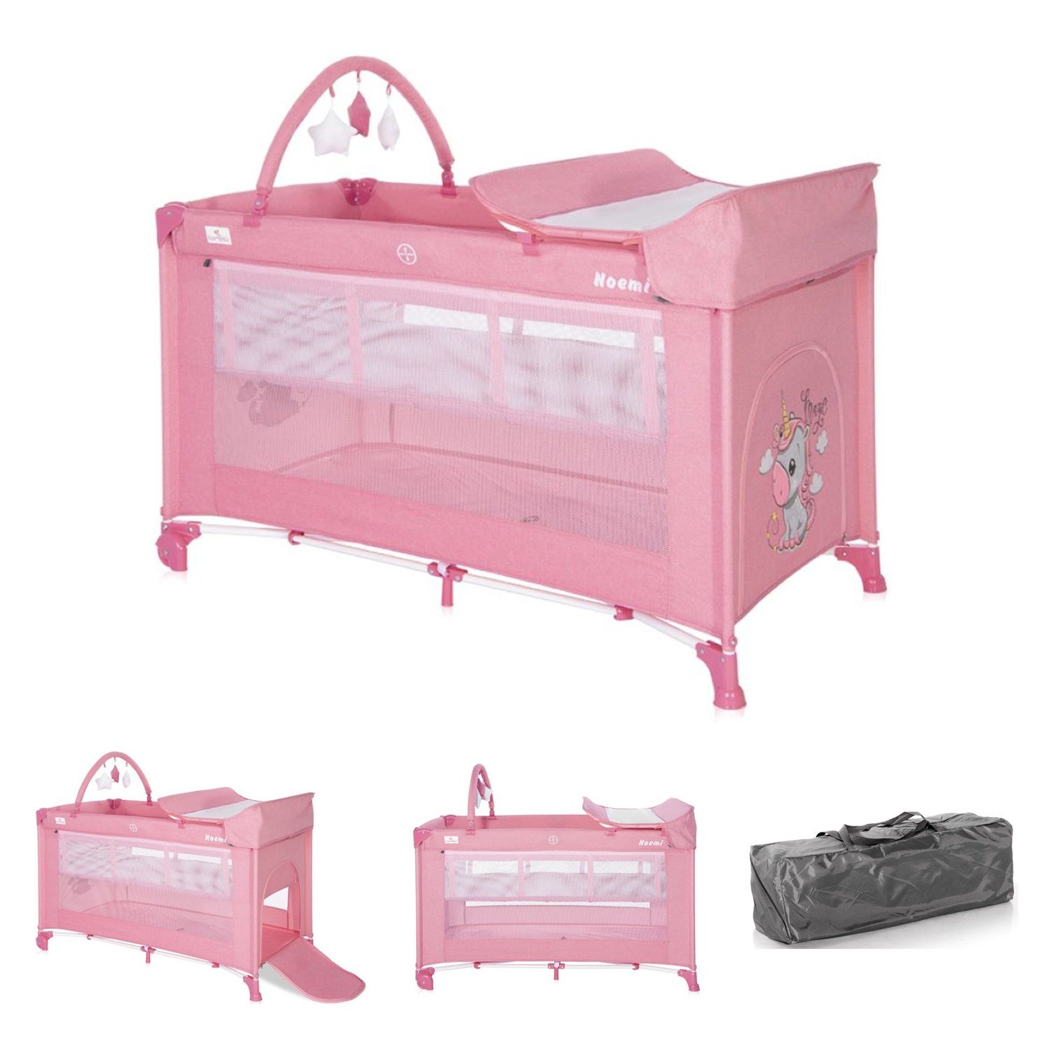 Baby-Reisebett Reisebett Noemi 2 Ebenen