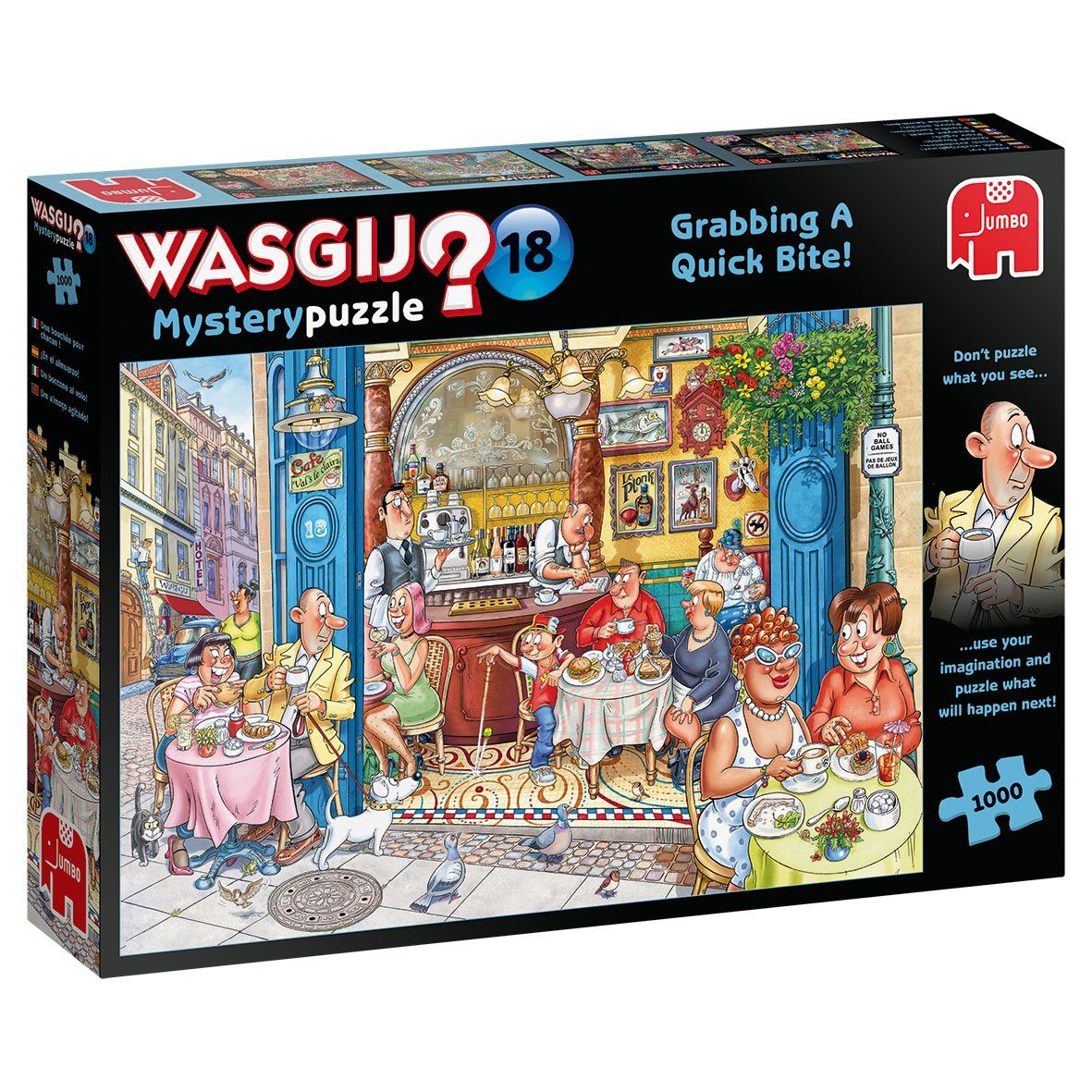 was Jumbo 19179 Mystery 1000 Puzzleteile, als Spiele Happ-Schnapp, nächstes Puzzle 18 Wasgij Puzzeln passiert. Sie,