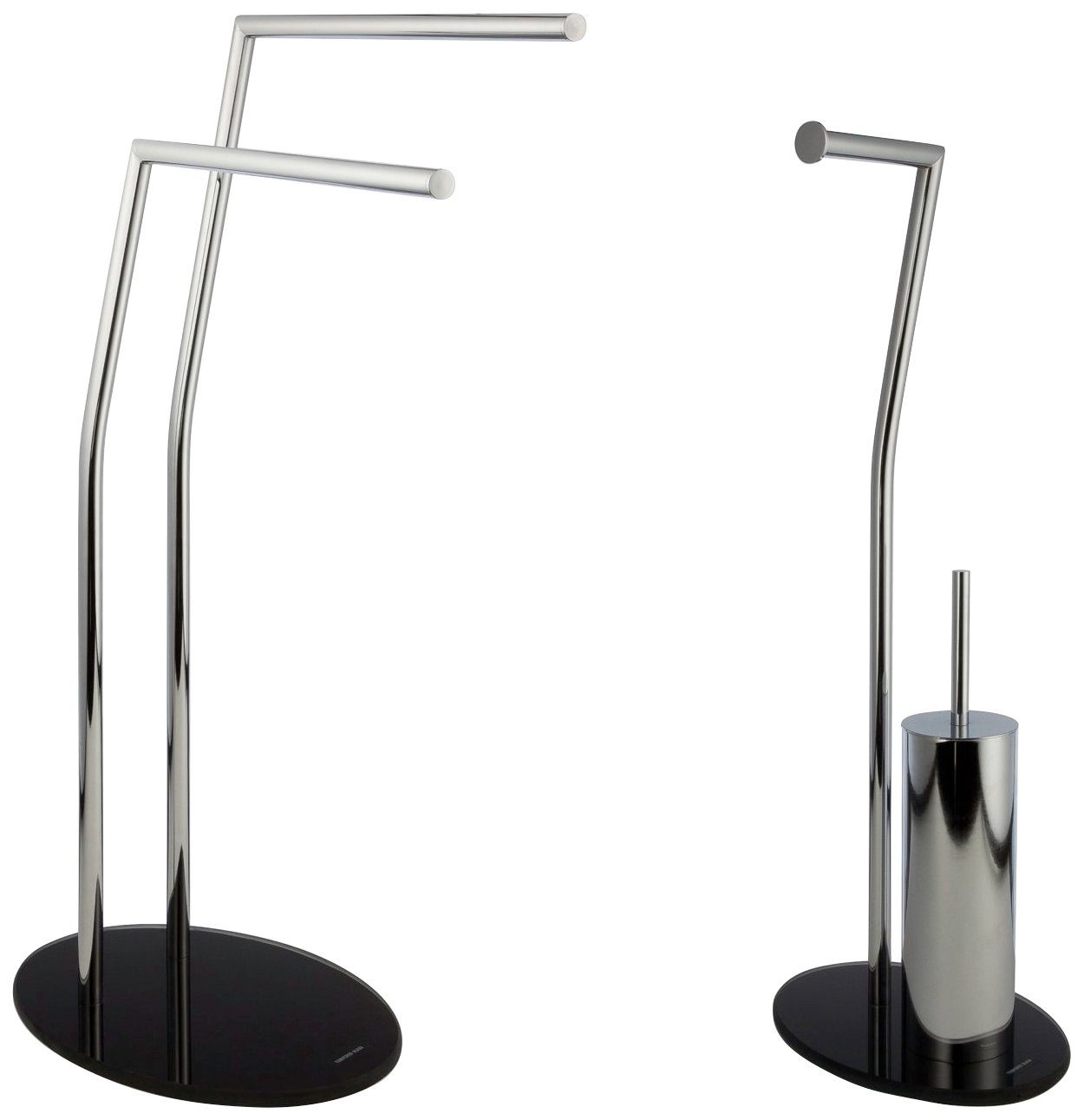 Möve Toilettenpapierhalter Stand, mit hochwertig verchromtem Toilettenpapie günstig online kaufen