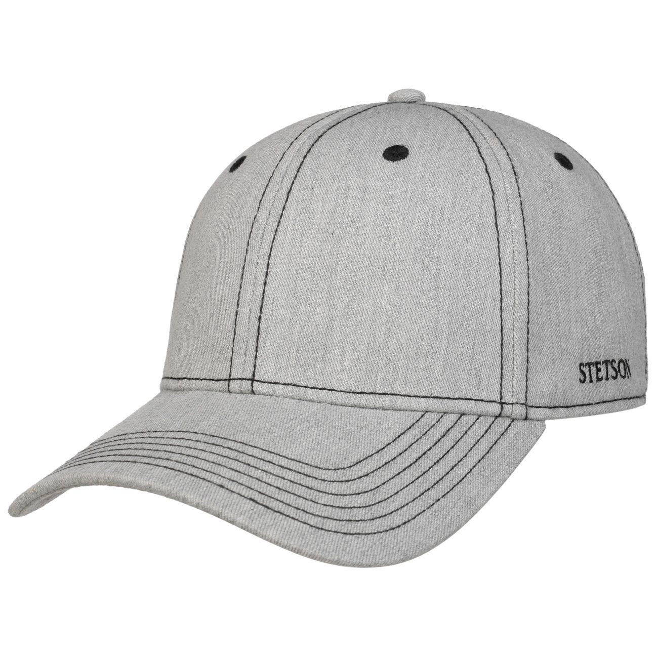 Cap Baseball Metallschnalle (1-St) Basecap hellgrau Stetson